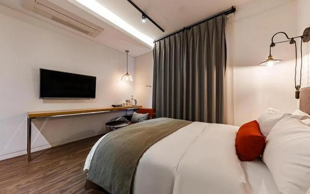 Bed in Daejeon Namoo Hotel
