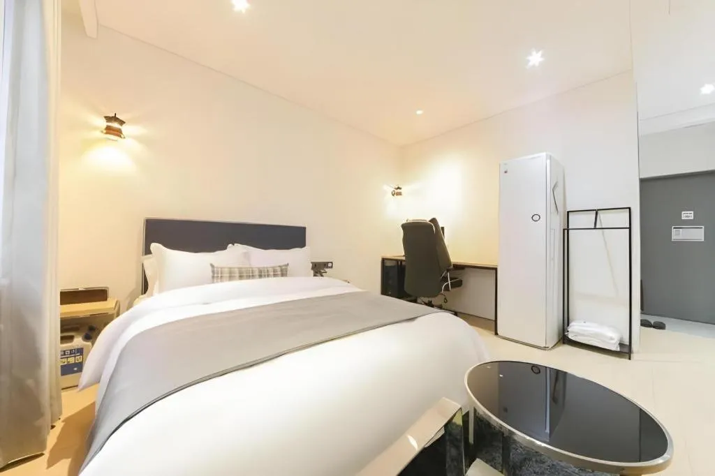 Bed in Daejeon Namoo Hotel