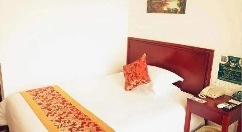 Bed in GreenTree Inn Beijing Capital Airport New International Exhibition Center Express Hotel