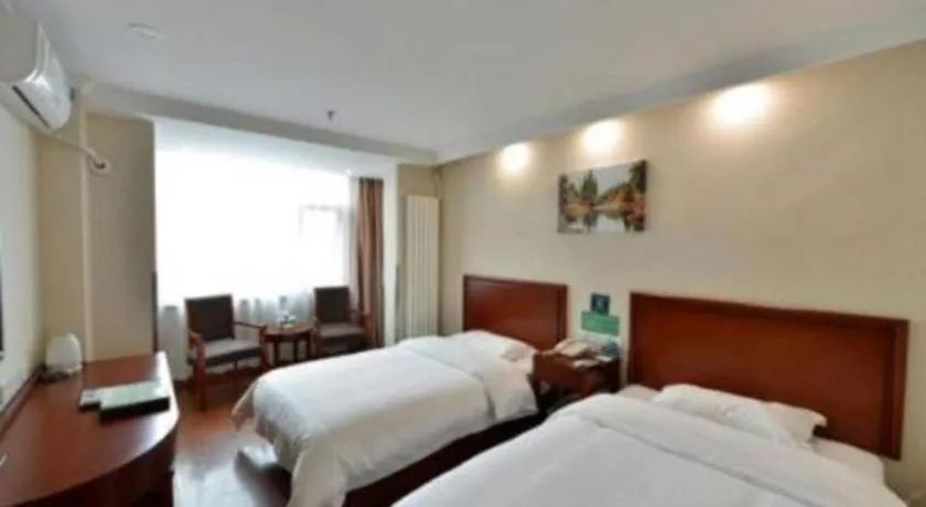 Bed in GreenTree Inn Beijing Capital Airport New International Exhibition Center Express Hotel
