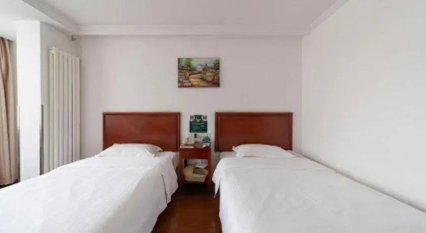 Bed in GreenTree Inn Beijing Capital Airport New International Exhibition Center Express Hotel