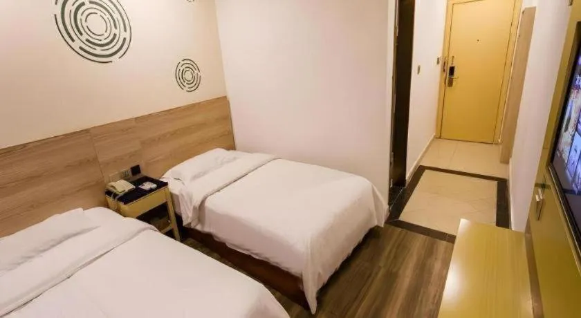 Bed in GreenTree Inn Suzhou Guanqian Street Yinguo Lane Business Hotel