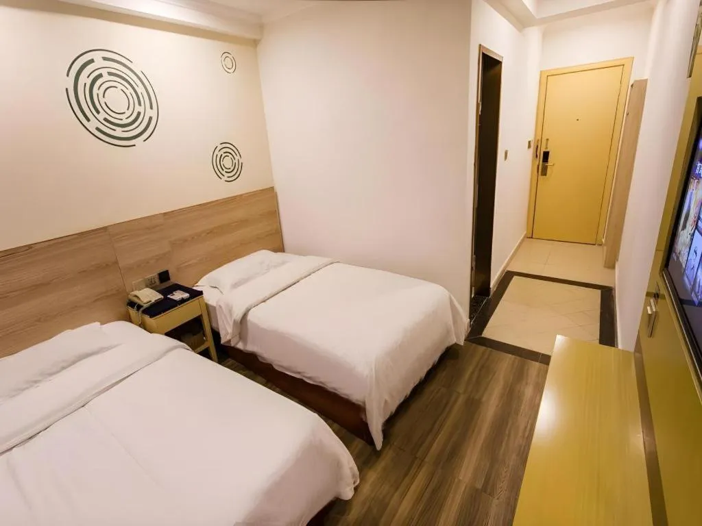 Bed in GreenTree Inn Suzhou Guanqian Street Yinguo Lane Business Hotel