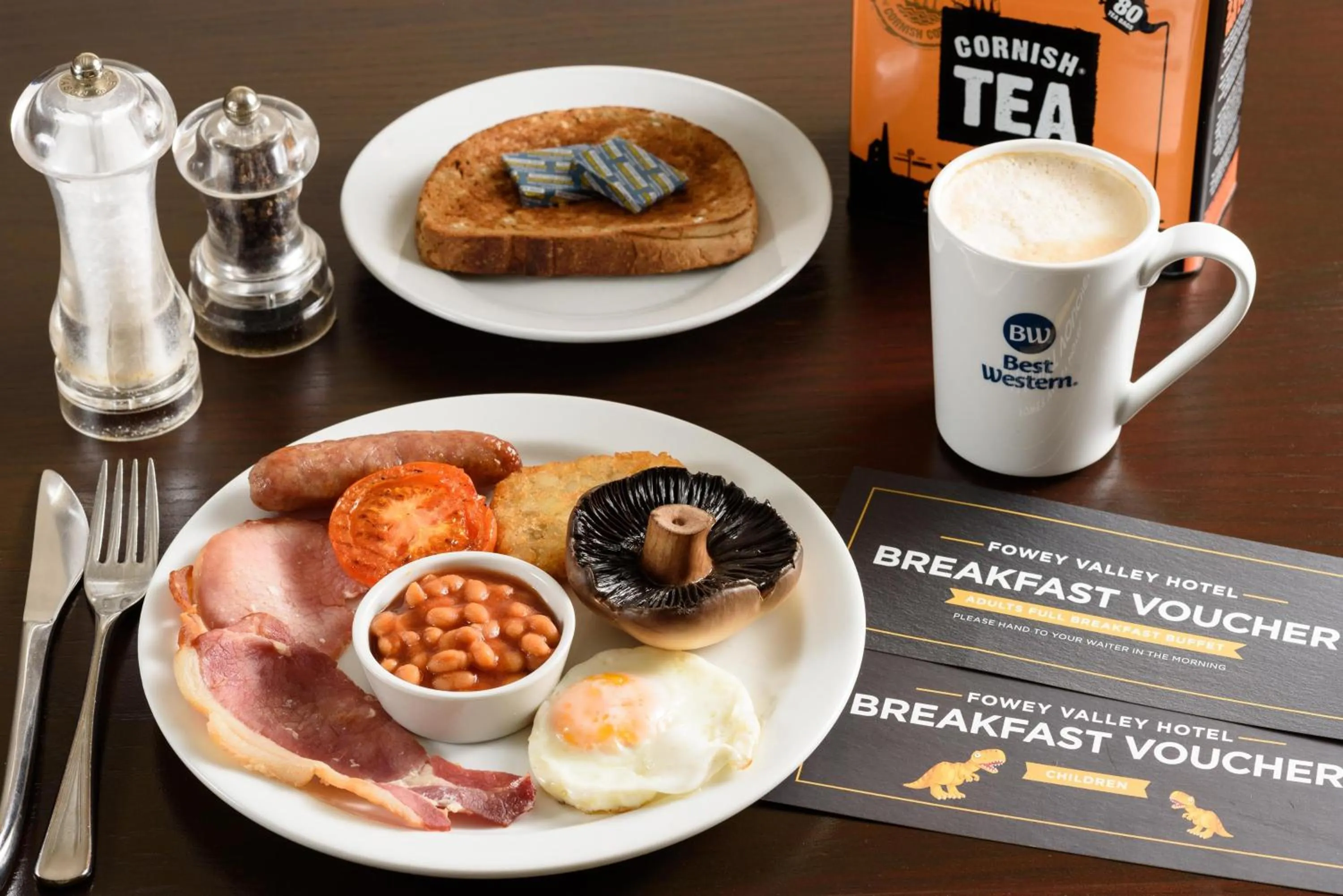 Restaurant/places to eat in Best Western Fowey Valley