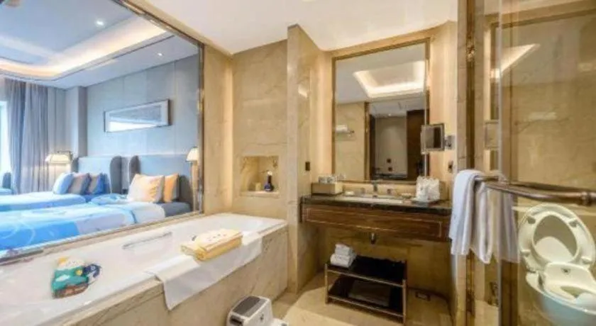 Bed in Wyndham Grand Plaza Royale Huayu Chongqing