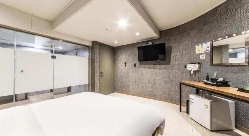 Bed in Hotel TreeShade Dongdaemun