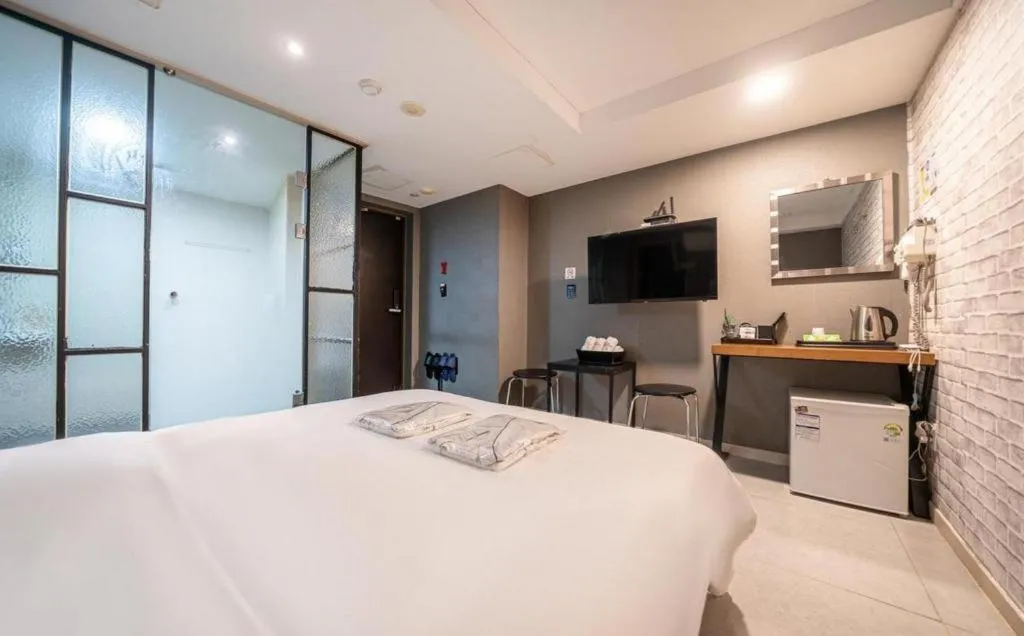 Bed in Hotel TreeShade Dongdaemun