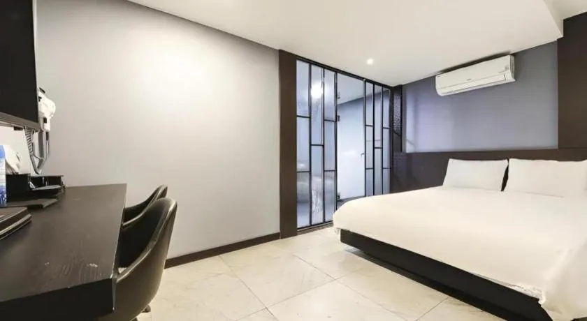 Bed in Hotel TreeShade Dongdaemun