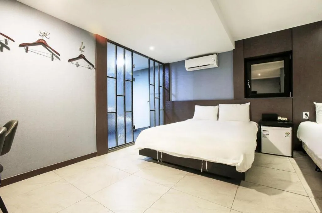 Bed in Hotel TreeShade Dongdaemun