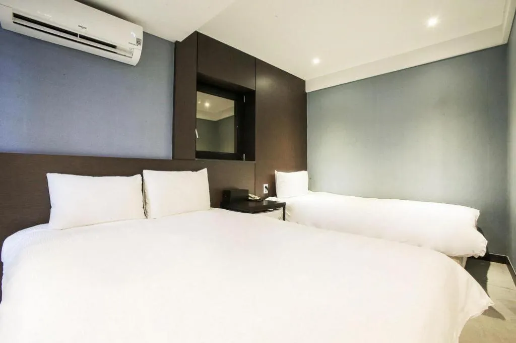 Bed in Hotel TreeShade Dongdaemun