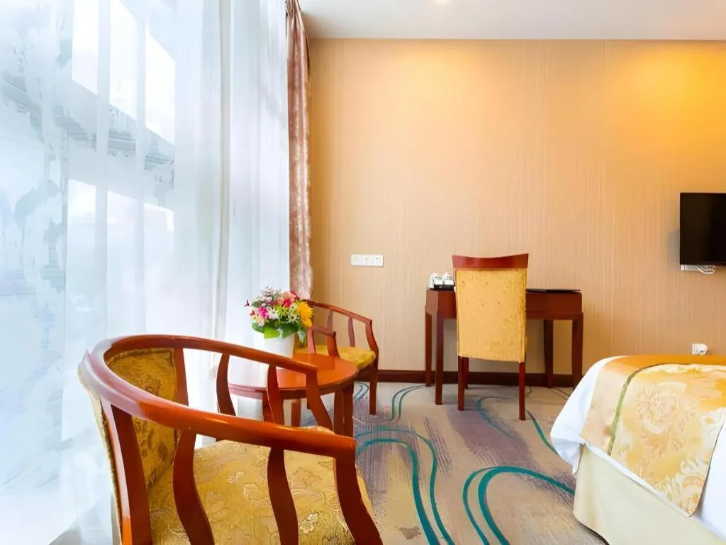 Bed in Junlai Hotel Pudong Airport Shanghai