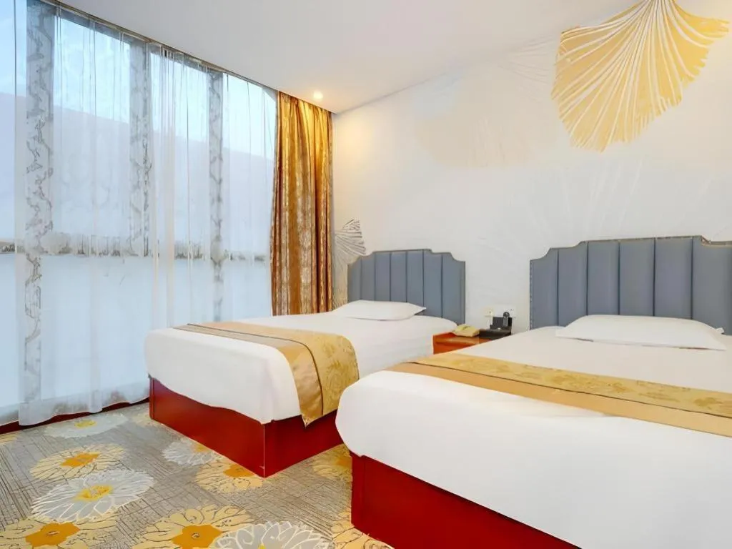 Bed in Junlai Hotel Pudong Airport Shanghai