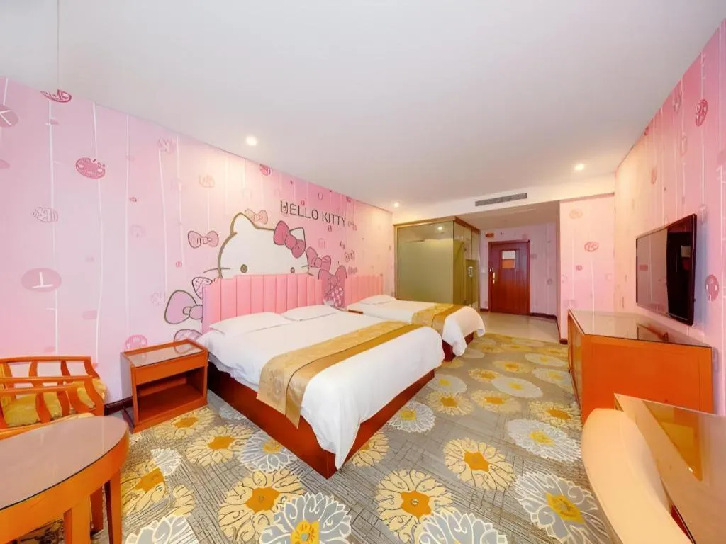 Bed in Junlai Hotel Pudong Airport Shanghai