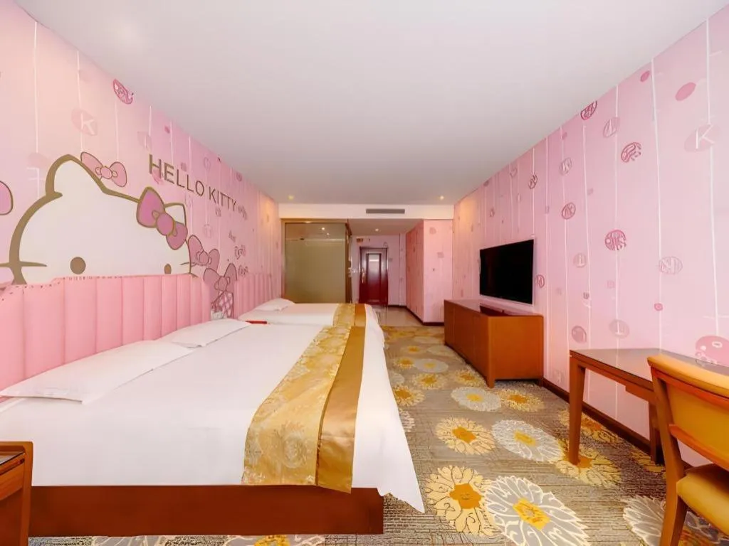 Bed in Junlai Hotel Pudong Airport Shanghai