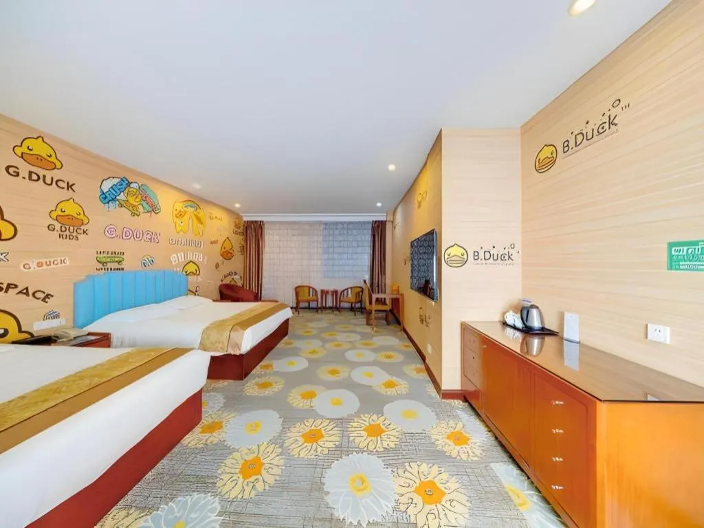 Bed in Junlai Hotel Pudong Airport Shanghai