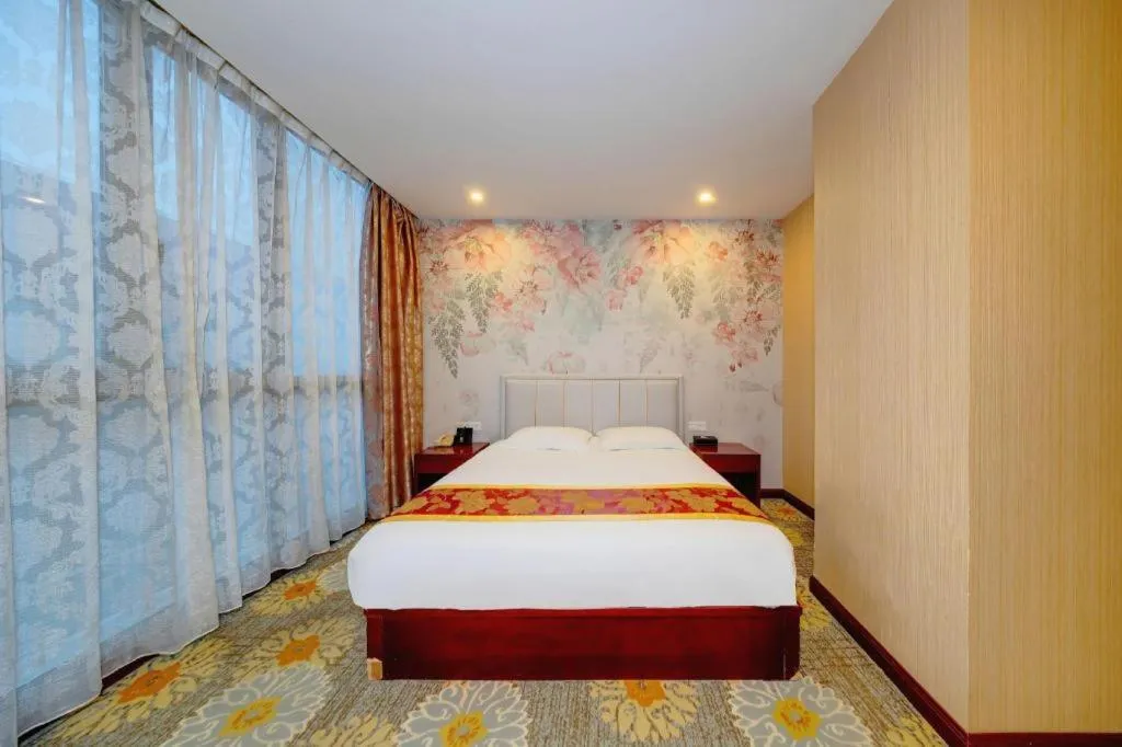 Bed in Junlai Hotel Pudong Airport Shanghai