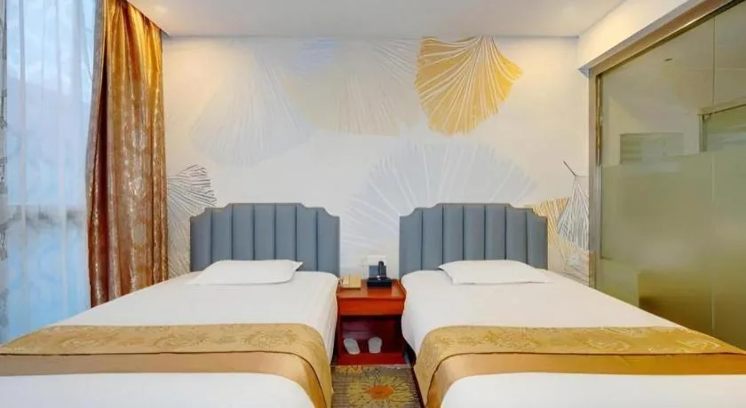 Bed in Junlai Hotel Pudong Airport Shanghai