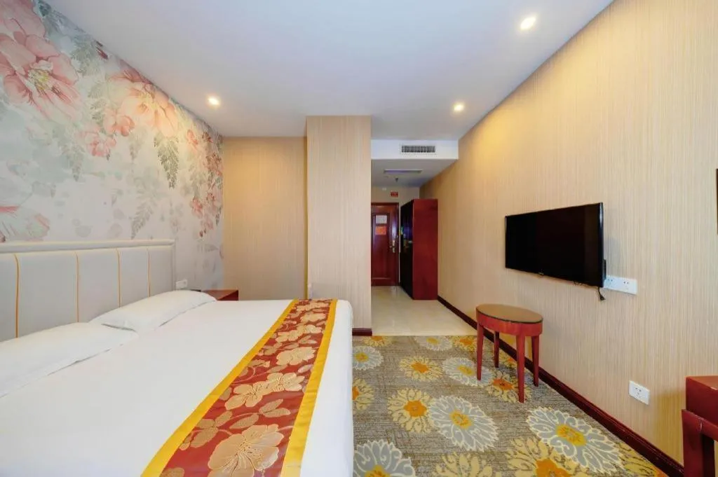 Bed in Junlai Hotel Pudong Airport Shanghai