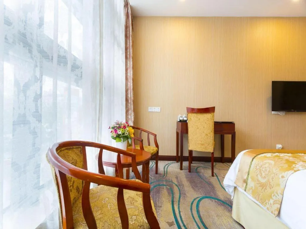 Bed in Junlai Hotel Pudong Airport Shanghai