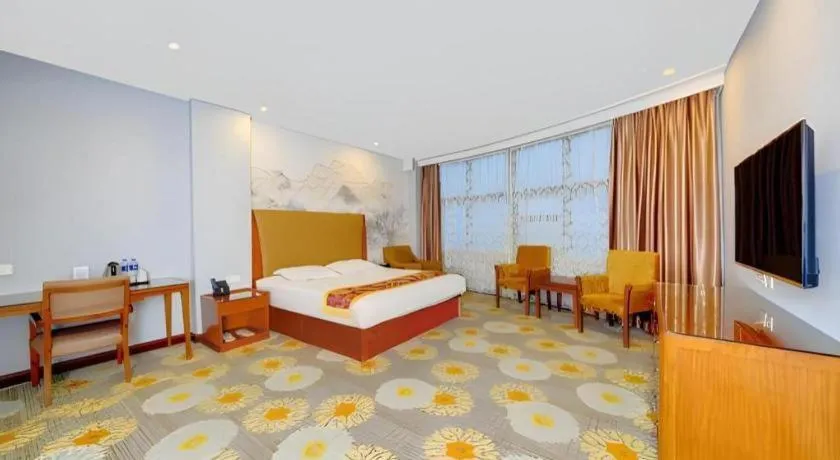 Bed in Junlai Hotel Pudong Airport Shanghai