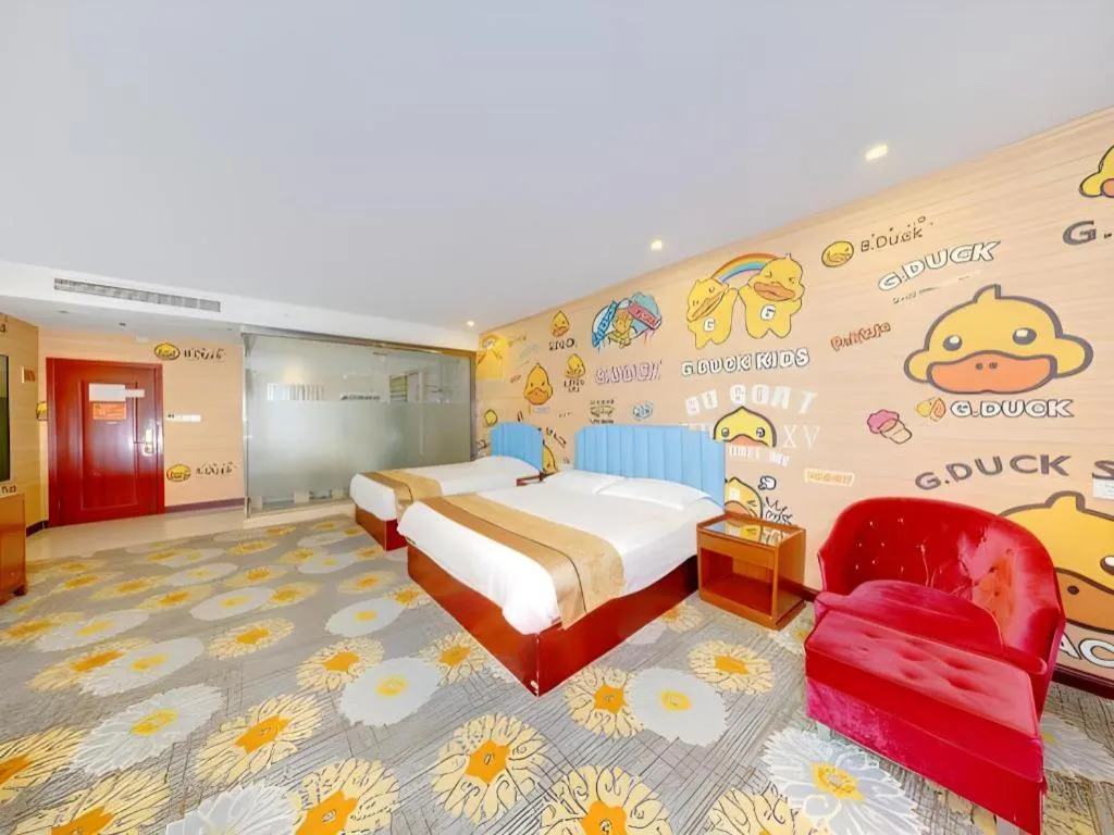 Bed in Junlai Hotel Pudong Airport Shanghai