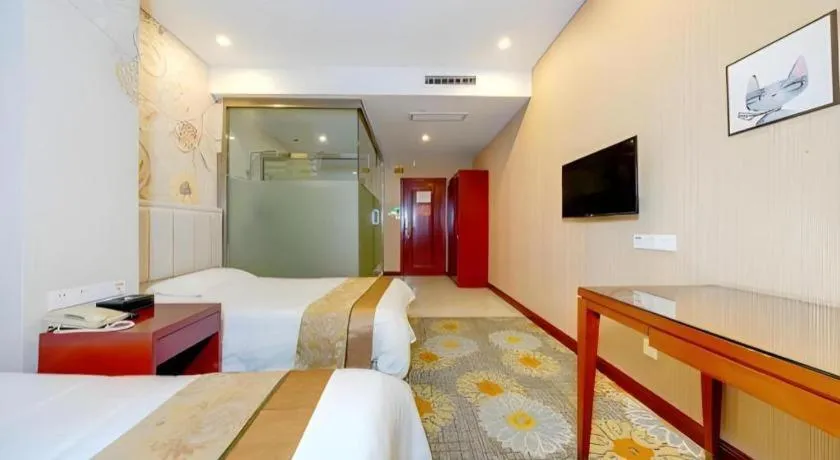 Bed in Junlai Hotel Pudong Airport Shanghai