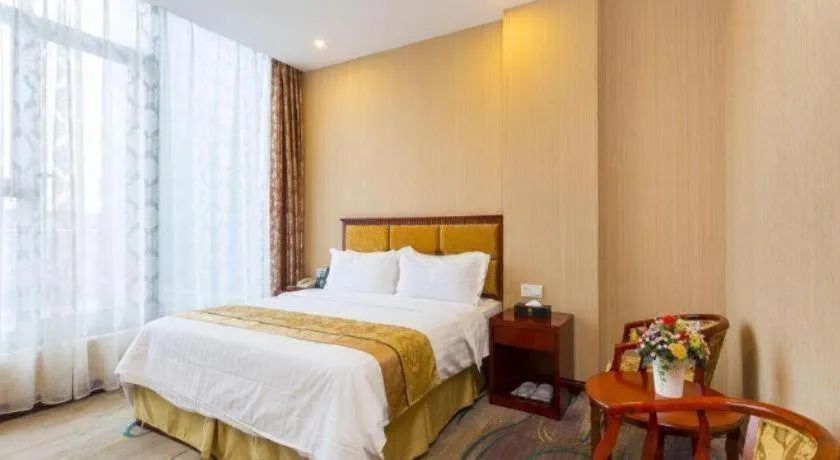 Bed in Junlai Hotel Pudong Airport Shanghai