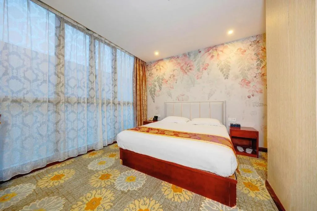 Bed in Junlai Hotel Pudong Airport Shanghai