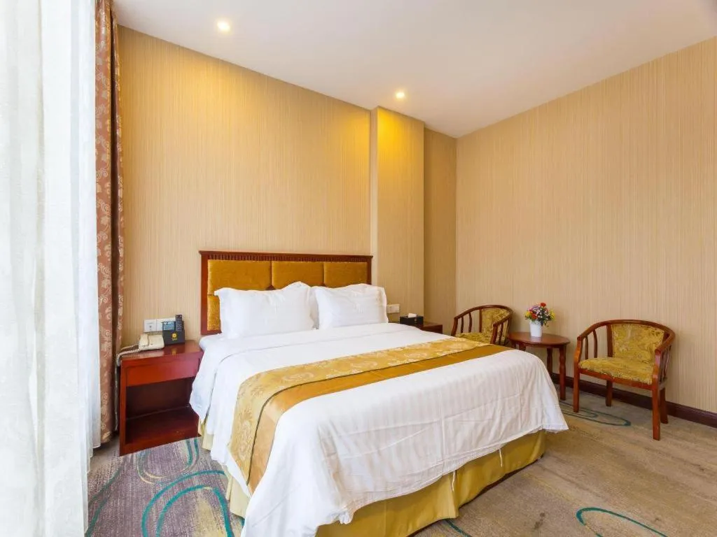 Bed in Junlai Hotel Pudong Airport Shanghai