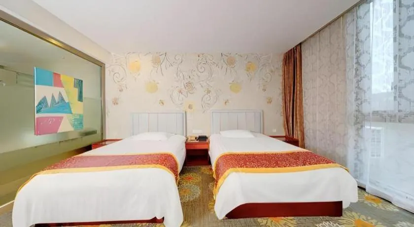 Bed in Junlai Hotel Pudong Airport Shanghai