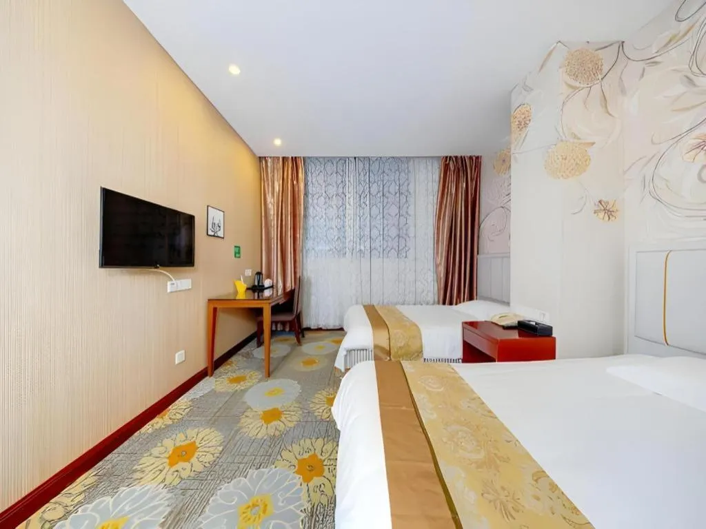 Bed in Junlai Hotel Pudong Airport Shanghai