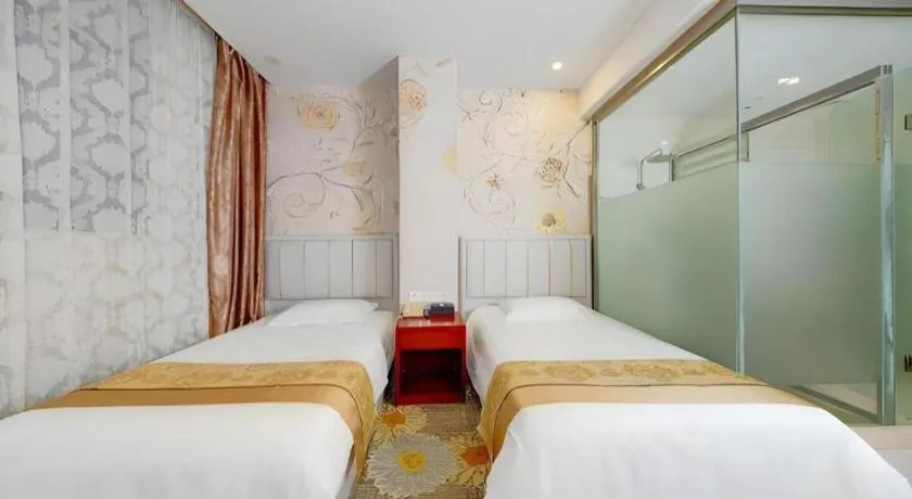 Bed in Junlai Hotel Pudong Airport Shanghai