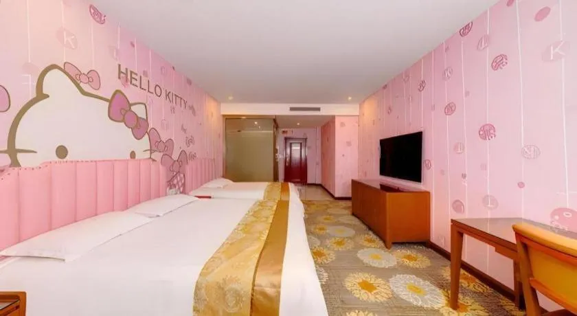 Bed in Junlai Hotel Pudong Airport Shanghai