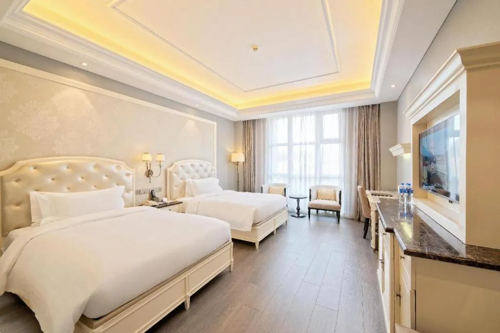 Bed in Yin Run Jin Jiang Castle Hotel