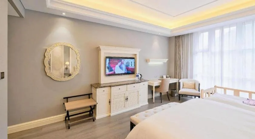 Bed in Yin Run Jin Jiang Castle Hotel