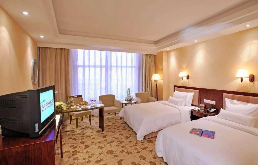 Bed in Urumqi Tianyuan Hotel