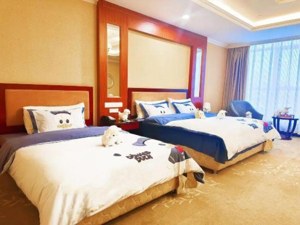 Bed in Urumqi Tianyuan Hotel