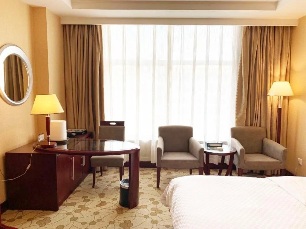 Bed in Urumqi Tianyuan Hotel