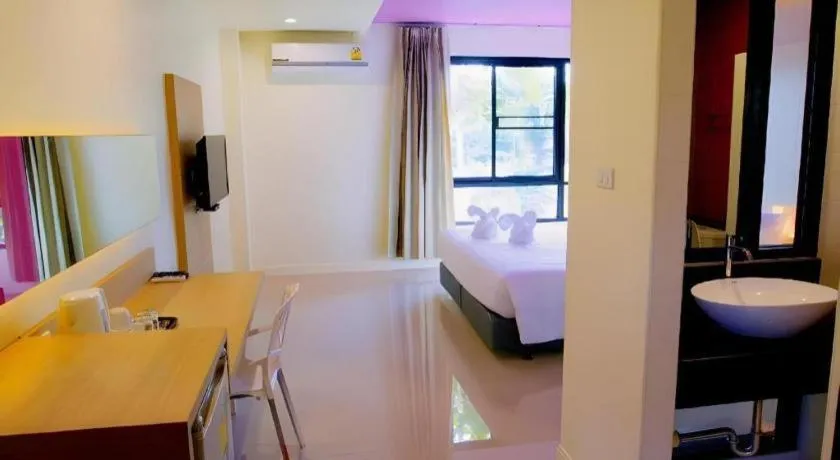 Bed in Na Tubthieng Boutique Resort Trang