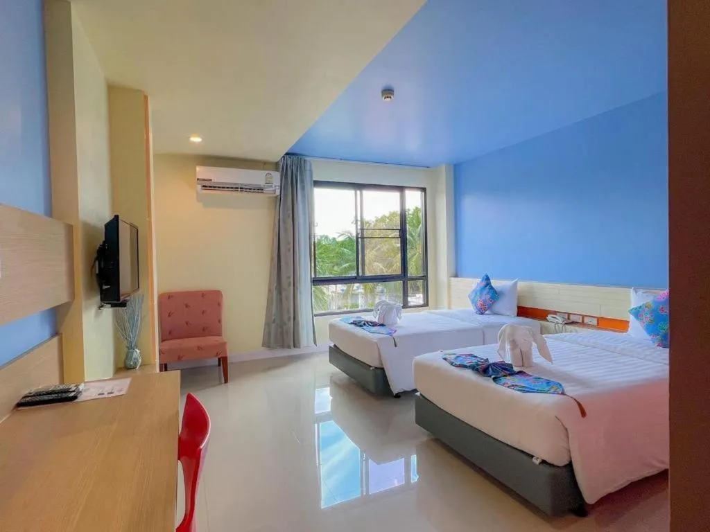 Bed in Na Tubthieng Boutique Resort Trang