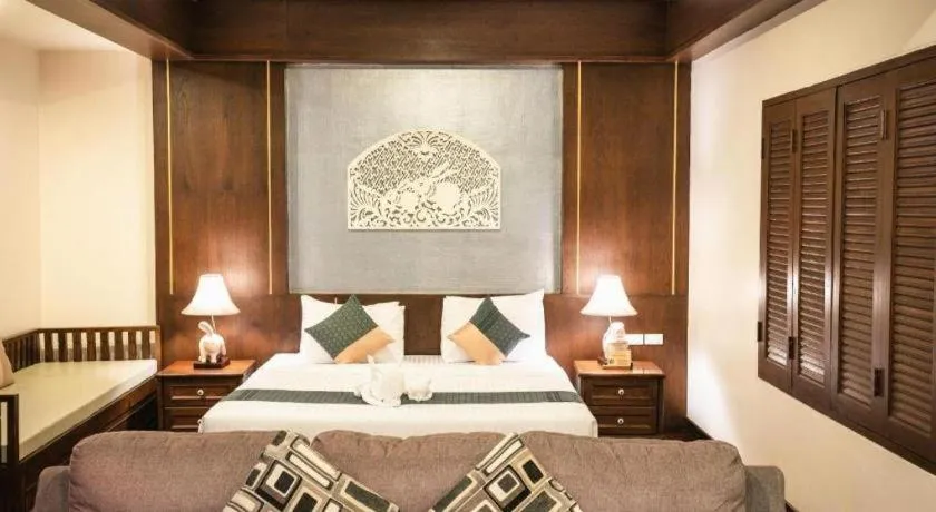 Bed in Wiangkaew Hotel