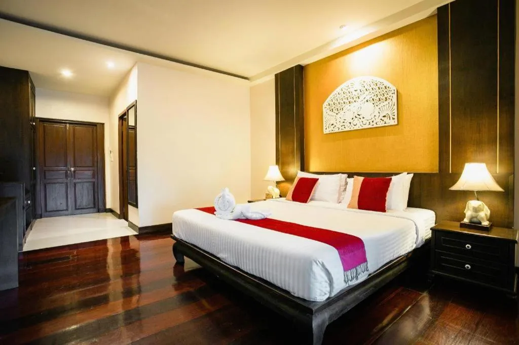 Bed in Wiangkaew Hotel