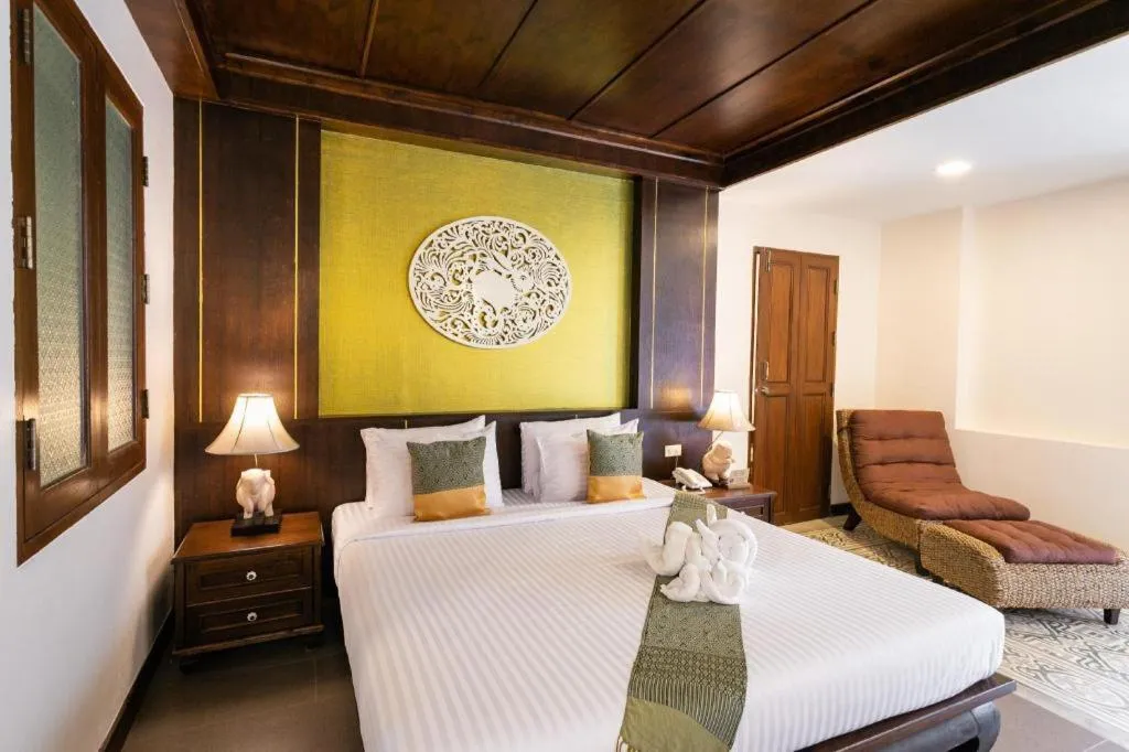 Bed in Wiangkaew Hotel