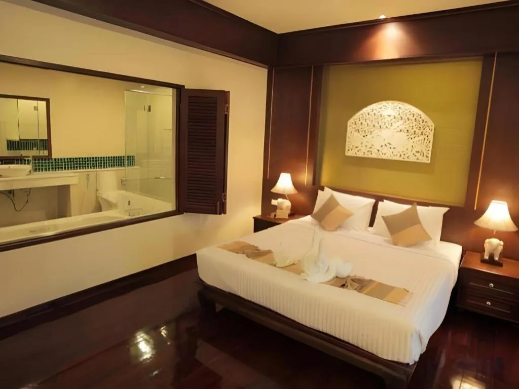 Bed in Wiangkaew Hotel