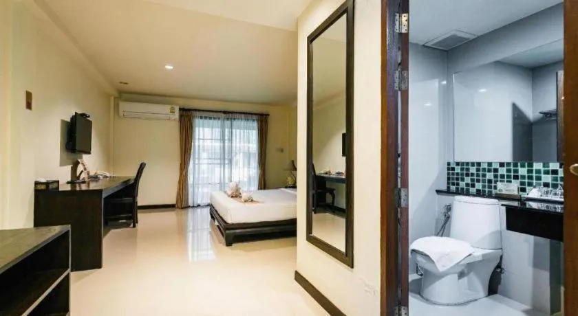 Bed in Wiangkaew Hotel