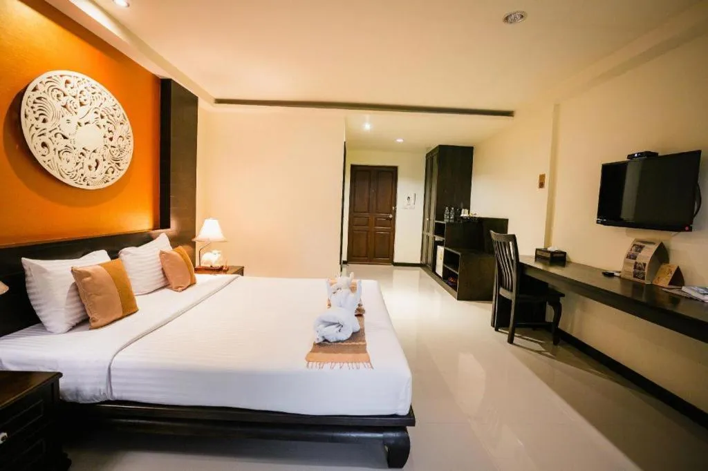 Bed in Wiangkaew Hotel