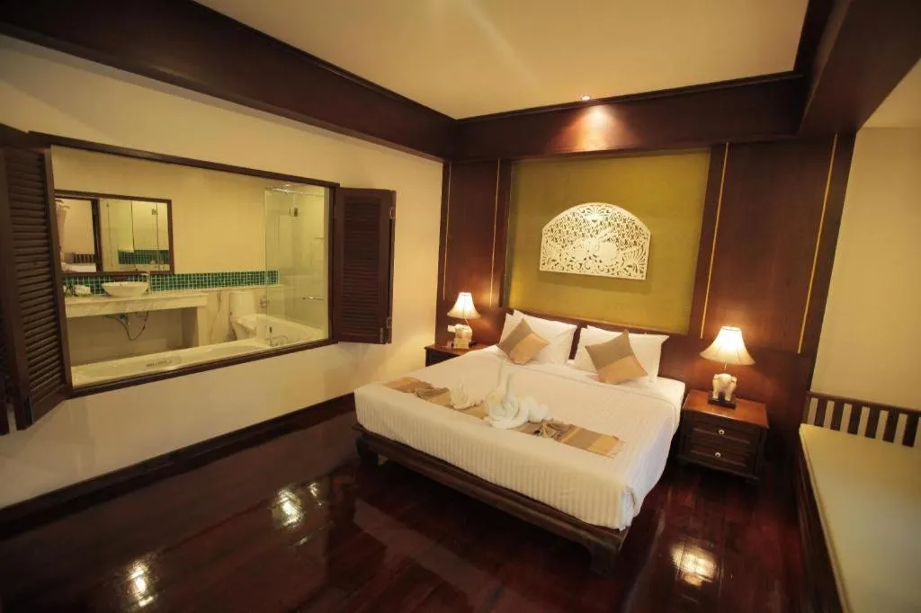 Bed in Wiangkaew Hotel