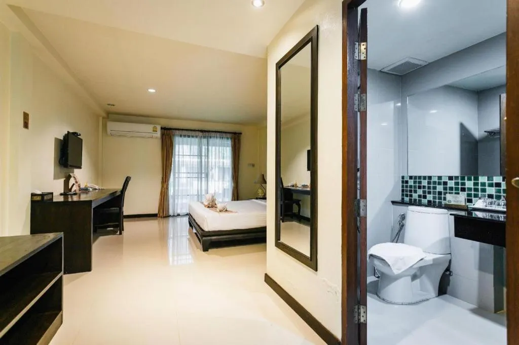 Bed in Wiangkaew Hotel