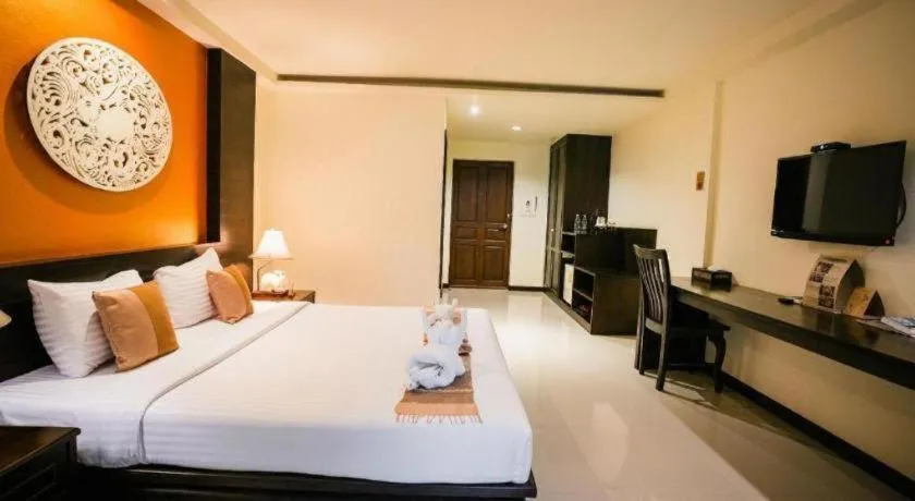 Bed in Wiangkaew Hotel