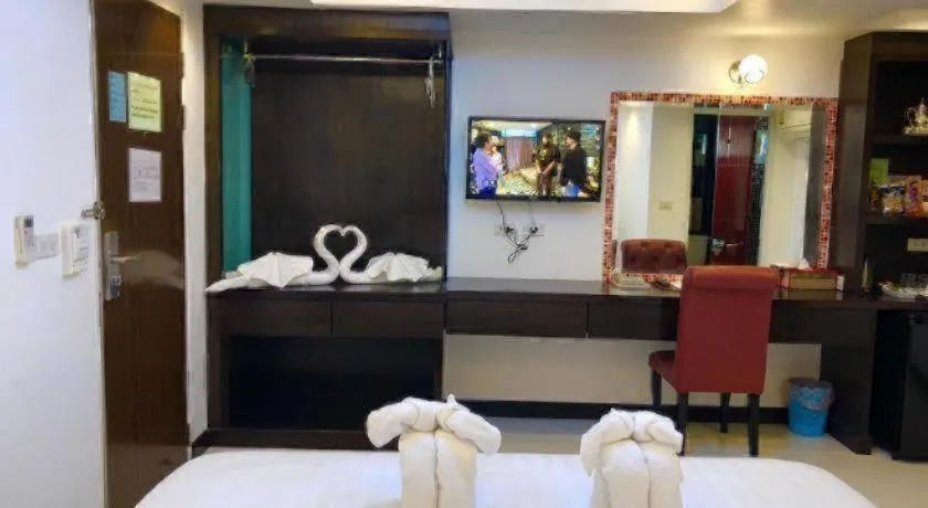 Bed in Samranchaykhong Hotel